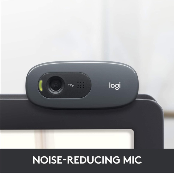 Logitech Other - ✨Logitech C270 HD Webcam-HD 720p Widescreen HD Video Calling HD Light Correction